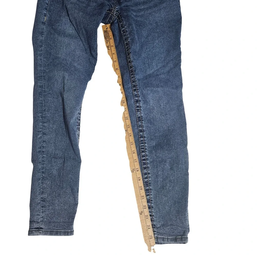 True Religion Jennie Curvy Mid Rise Super Skinny Jeans Blue Denim 28 Mens